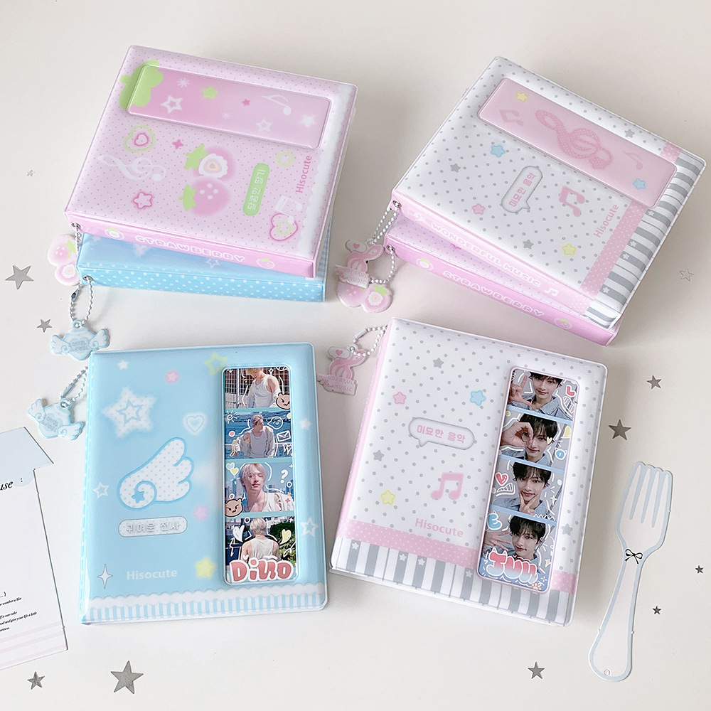 Kpop Photo Card Binder 3 Inch - Милый карманный фотоальбом для K-pop фотокарточек