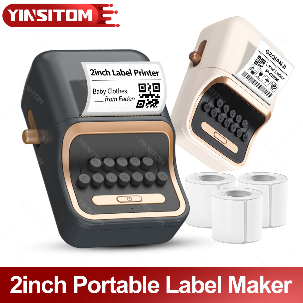 Mini Pocket Thermal Printer Paper Roll - 2-дюймовый мини-принтер для этикеток, карманный термосамоклеящийся