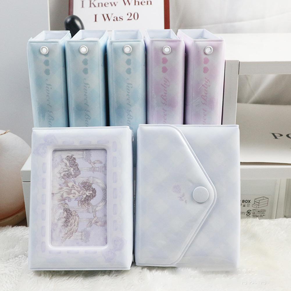 Kpop Photo Card Binder 3 Inch - 3-дюймовый кавайный фотоальбом Kpop, держатели для
