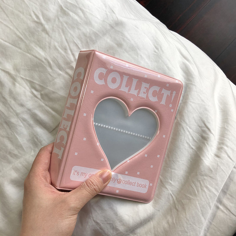 Kpop Photo Card Binder 3 Inch - 3 дюйма, 64 кармана, мини-фотоальбом, мультяшный