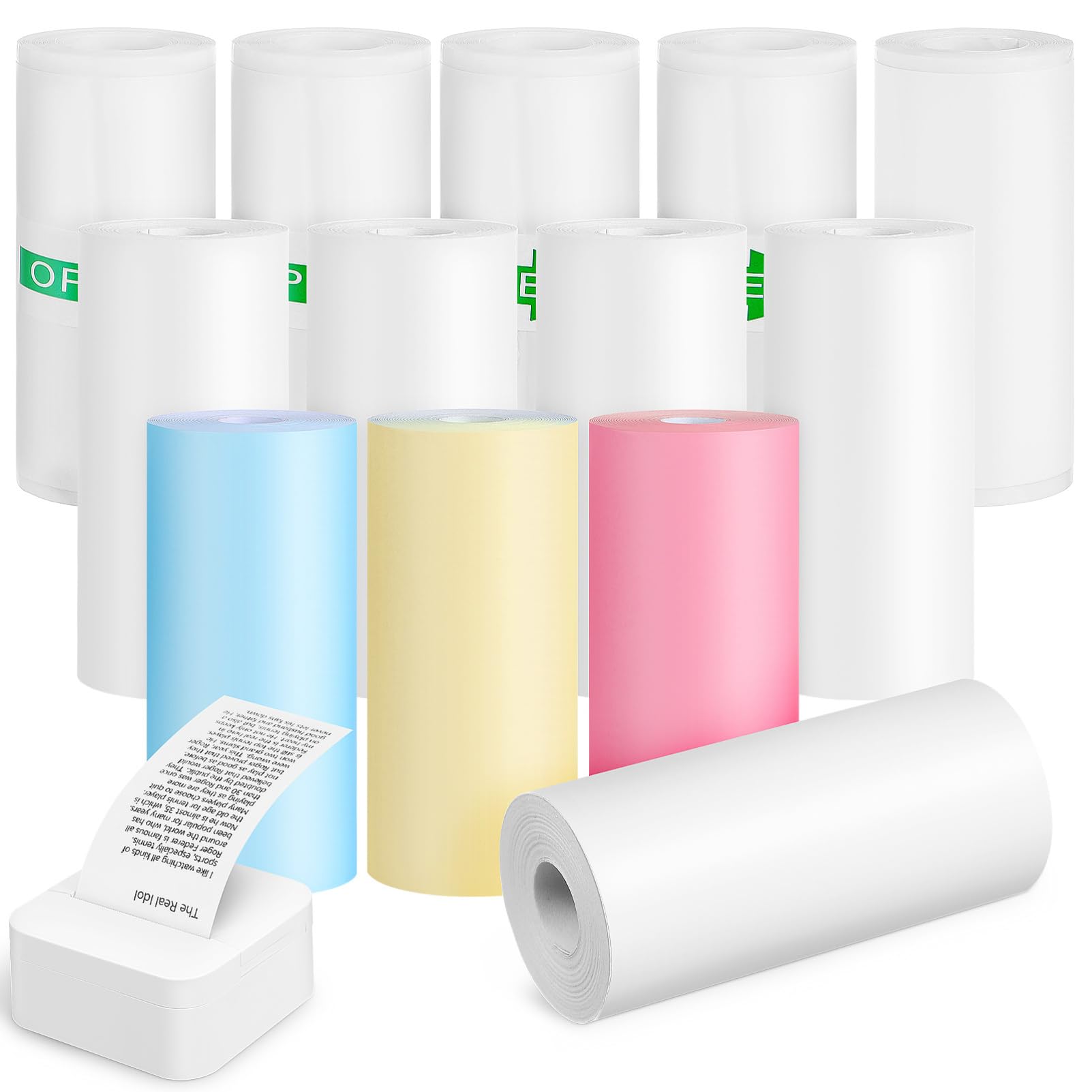 Mini Pocket Thermal Printer Paper Roll - Мини-термобумага для принтера, 13 рулонов, 57