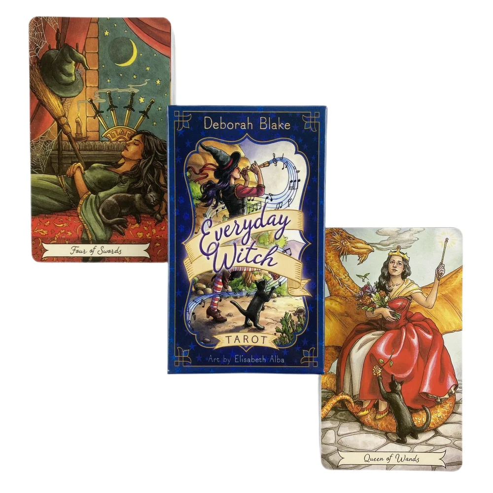 Tarot Deck With Guidebook - Колода карт Таро «Повседневная ведьма» Oracle,