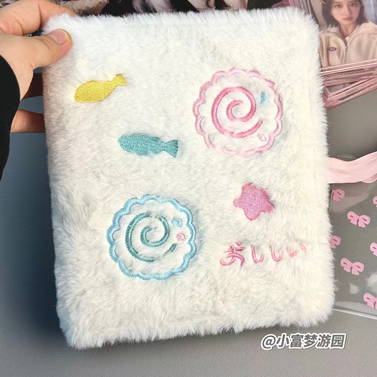 Kpop Photo Card Binder 3 Inch - Симпатичная плюшевая книга для открыток A5
