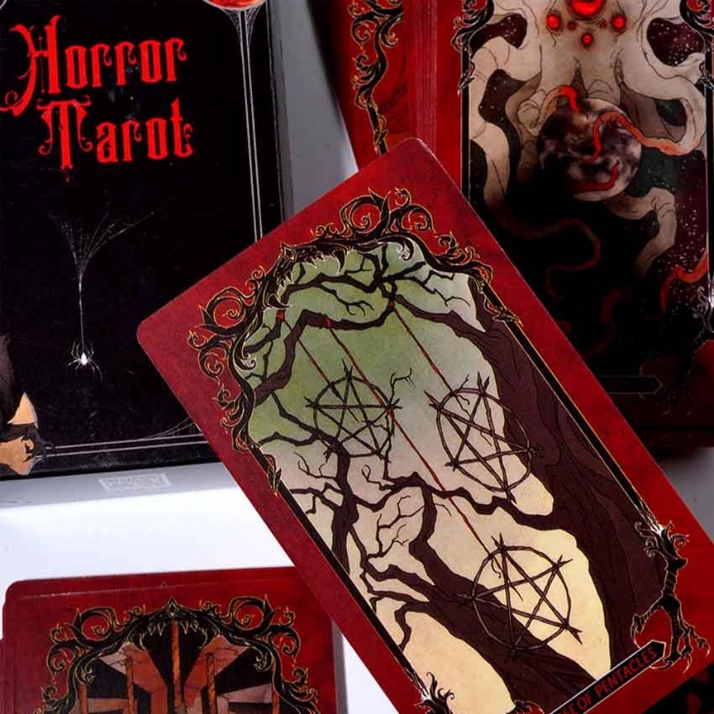 Tarot Deck With Guidebook - 10,3*6 см страшный Tarot палубная карта