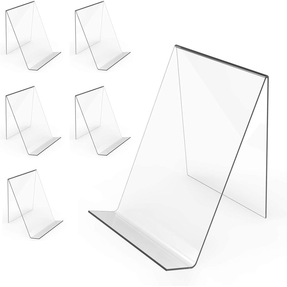 Clear Acrylic Book Stand Holder - Акриловая подставка для книг без выступающей