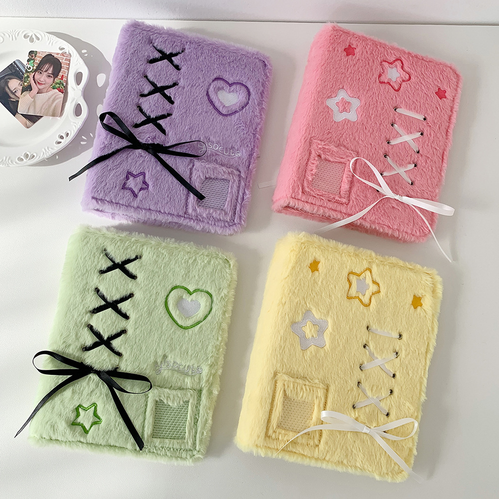 Kpop Photo Card Binder 3 Inch - Hisocute Original A5 Ballet Style Плюшевая