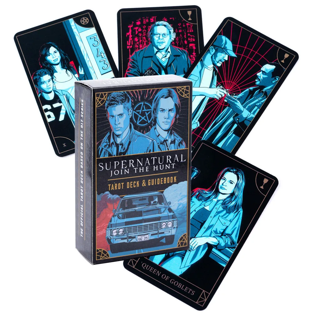 Tarot Deck With Guidebook - Набор карт Таро «Сверхъестественное» с руководством,