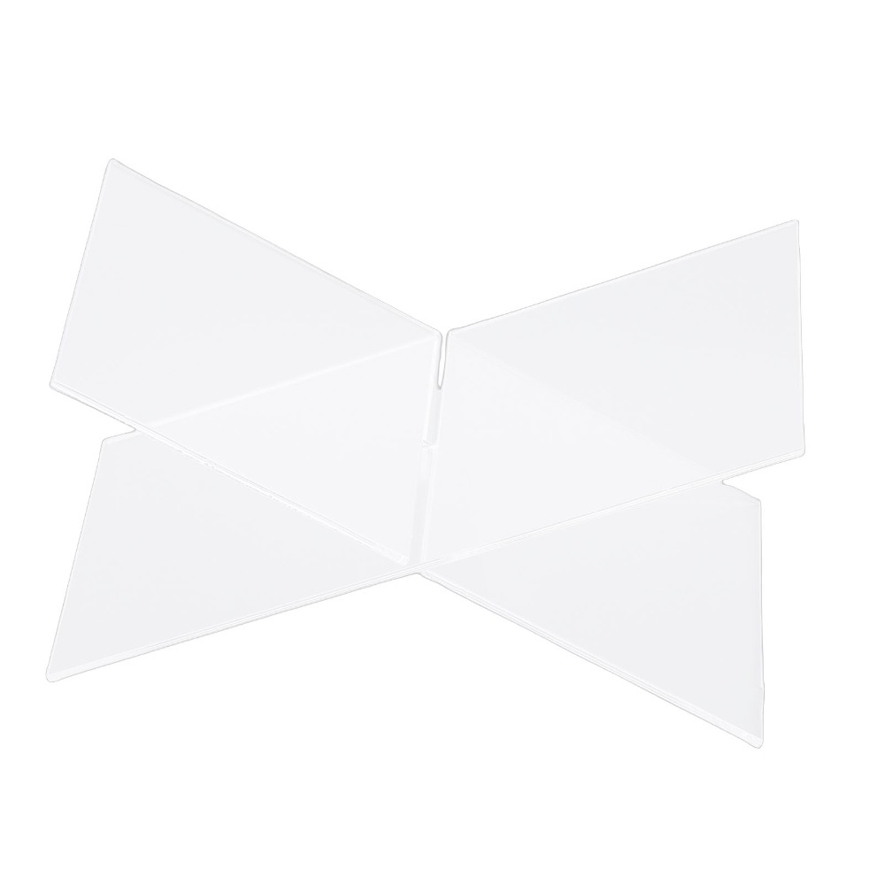Clear Acrylic Book Stand Holder - 1 комплект X-образной подставки для книг