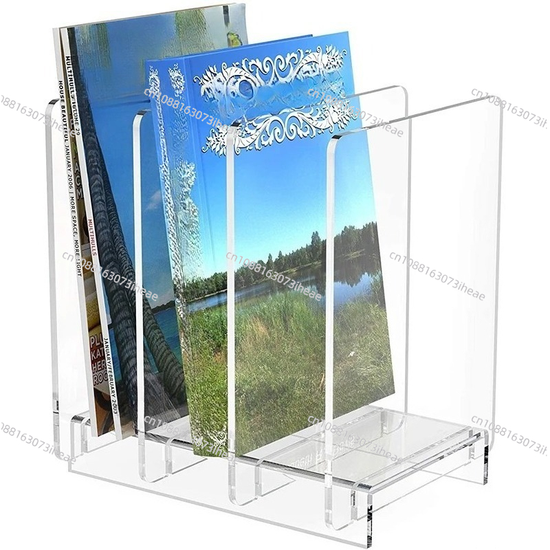 Clear Acrylic Book Stand Holder - Прозрачный акриловый держатель для журналов и