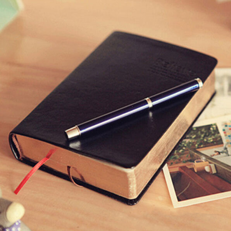 Vintage Leather Journal Notebook - Винтажный толстый кожаный библейский блокнот, пустой