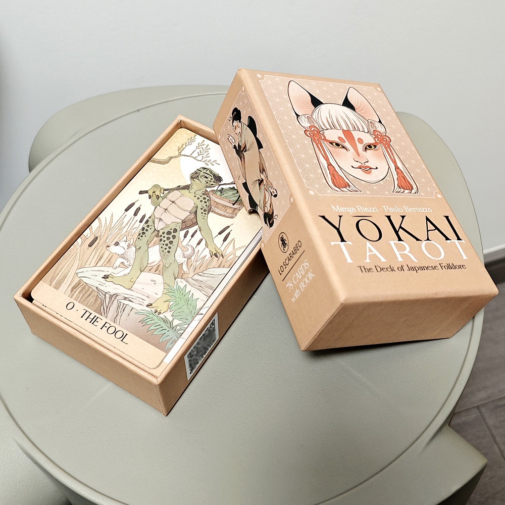 Tarot Deck With Guidebook - Карты Таро Йокай, 78 шт., японская