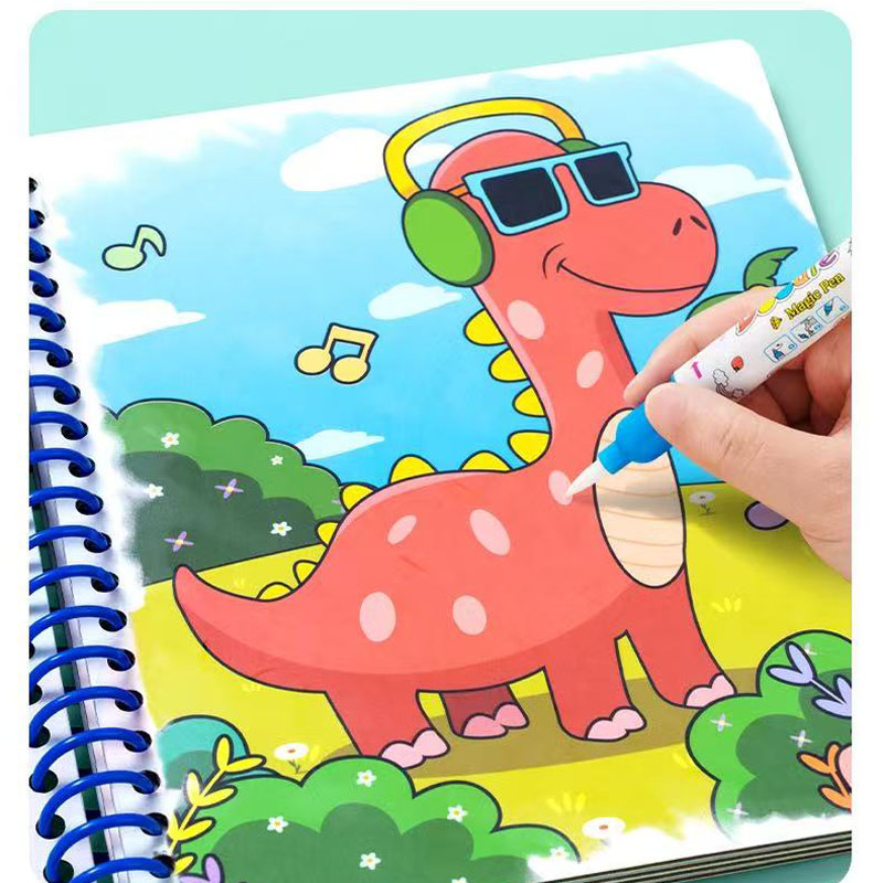 Волшебная книга для рисования  – обзор и цена Reusable Water Magic Coloring Book