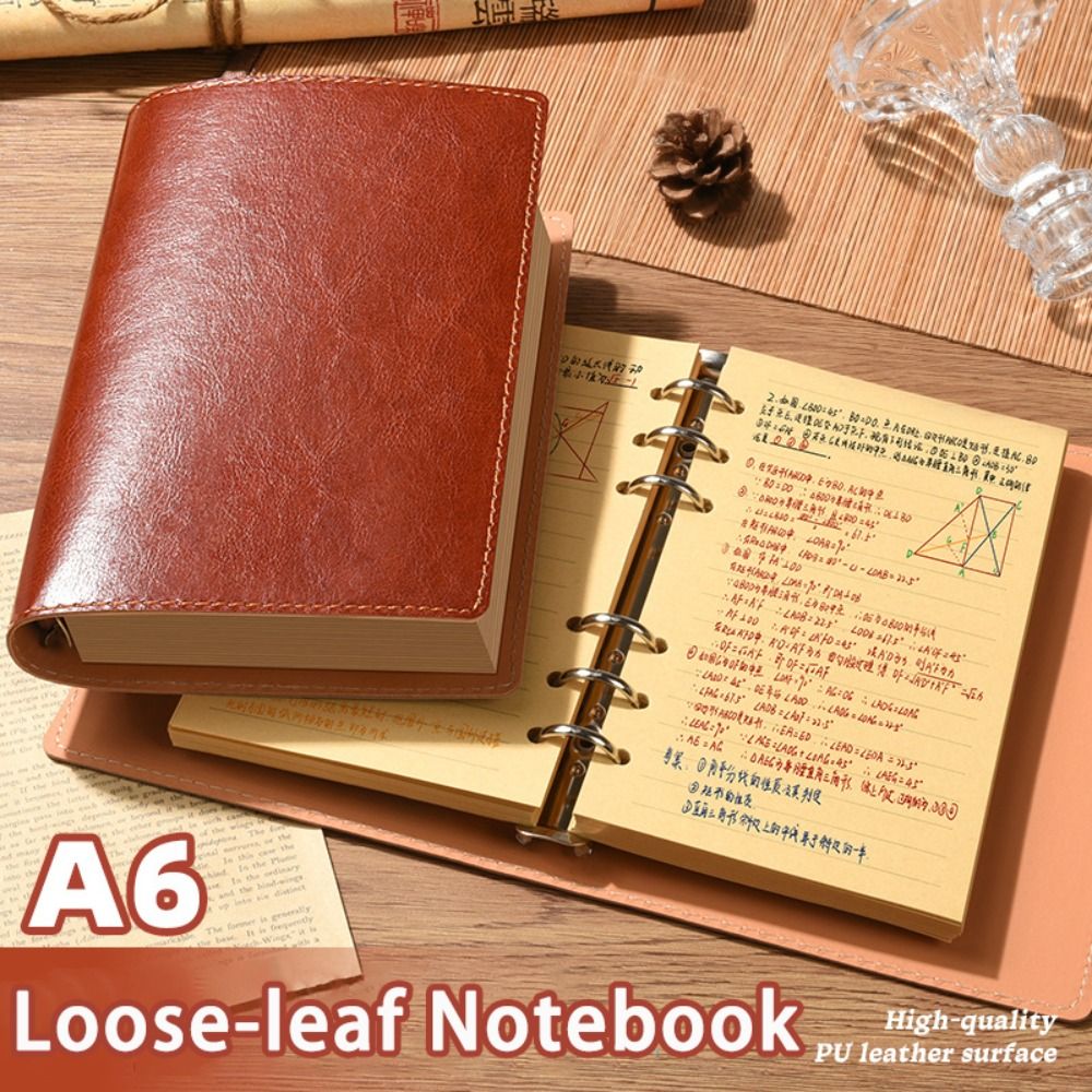 Винтажный блокнот A5/A6 из иск – обзор и цена Vintage Leather Journal Notebook