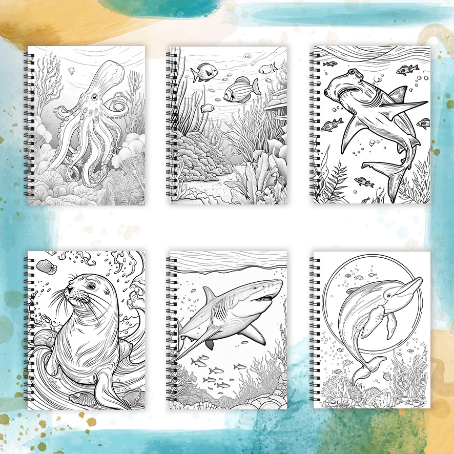 Книжка-раскраска — 8,3 x 11,2  – обзор и цена Adult Coloring Book Stress Relief