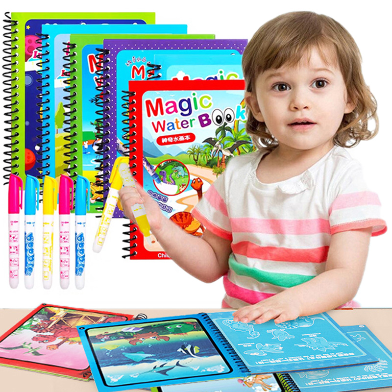 Игрушки Монтессори, многоразов – обзор и цена Reusable Water Magic Coloring Book