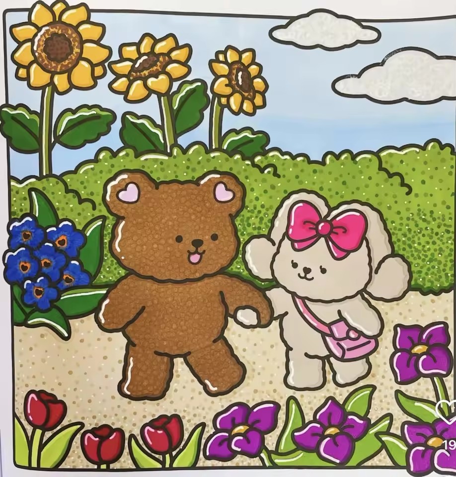 FUZZY IN LOVE книжка-раскраска – обзор и цена Adult Coloring Book Stress Relief