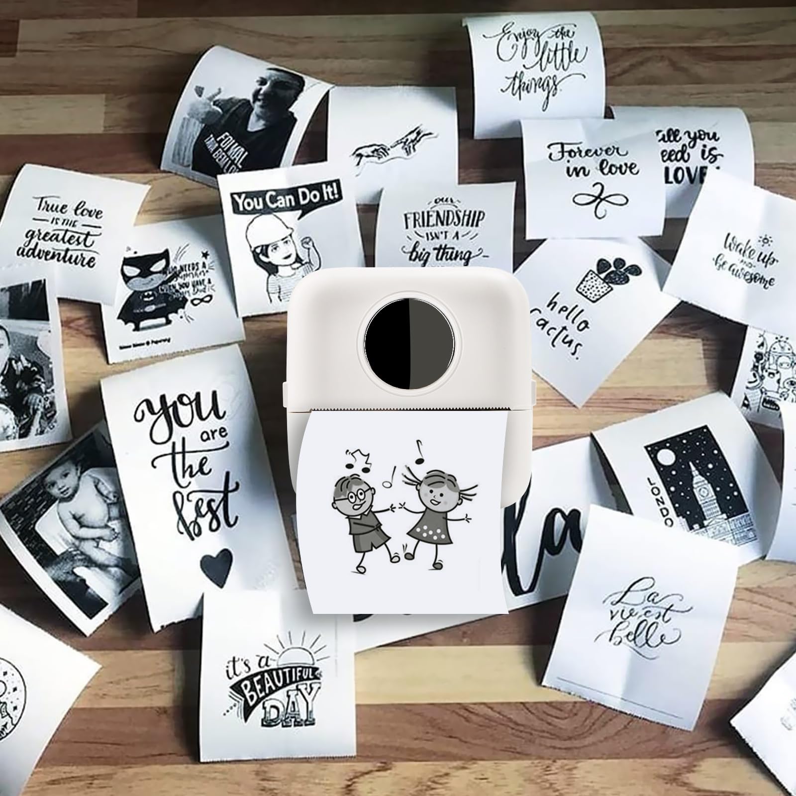 10 рулонов термобумаги для печ – обзор и цена Mini Pocket Thermal Printer Paper Roll