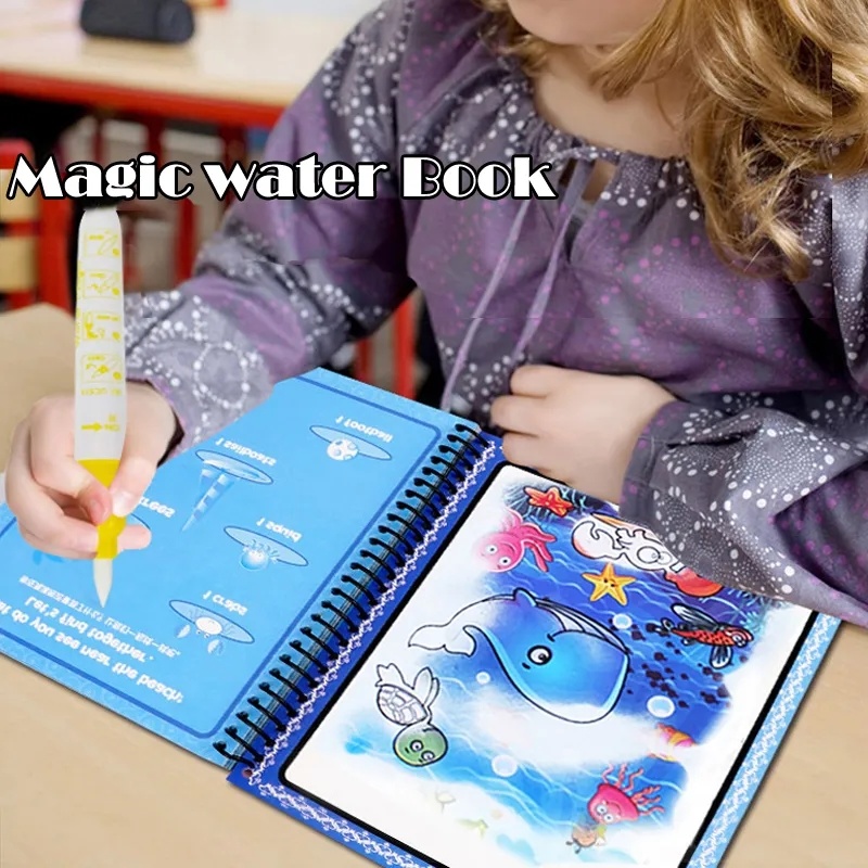 Детская игрушка Монтессори, мн – обзор и цена Reusable Water Magic Coloring Book
