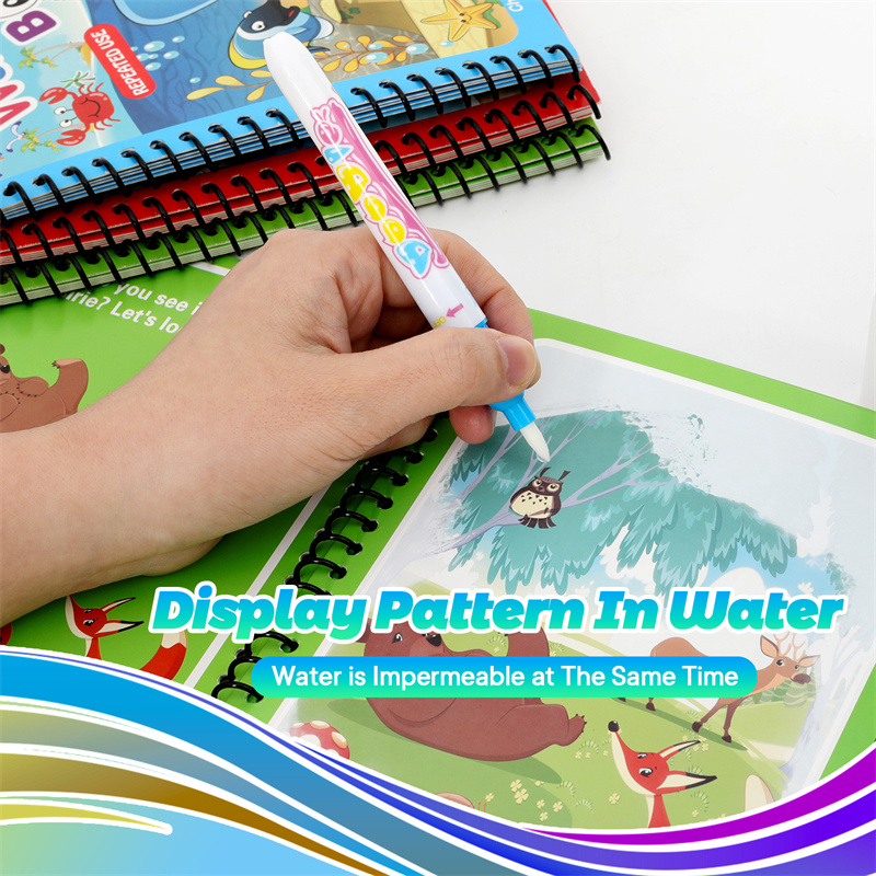 Игрушки Монтессори, многоразов – обзор и цена Reusable Water Magic Coloring Book