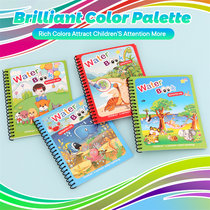 Игрушки Монтессори, многоразов – обзор и цена Reusable Water Magic Coloring Book