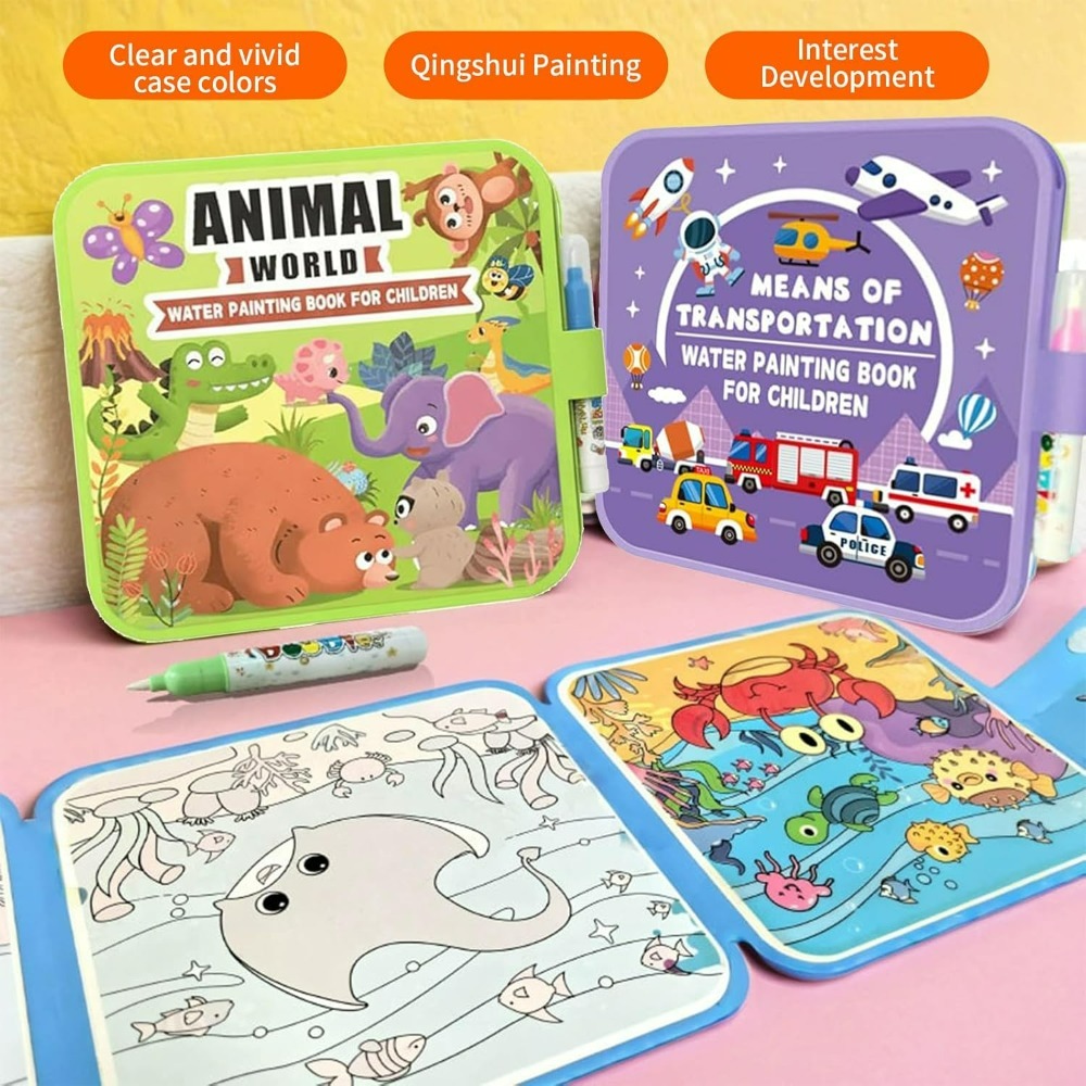 Набор книг для рисования волше – обзор и цена Reusable Water Magic Coloring Book