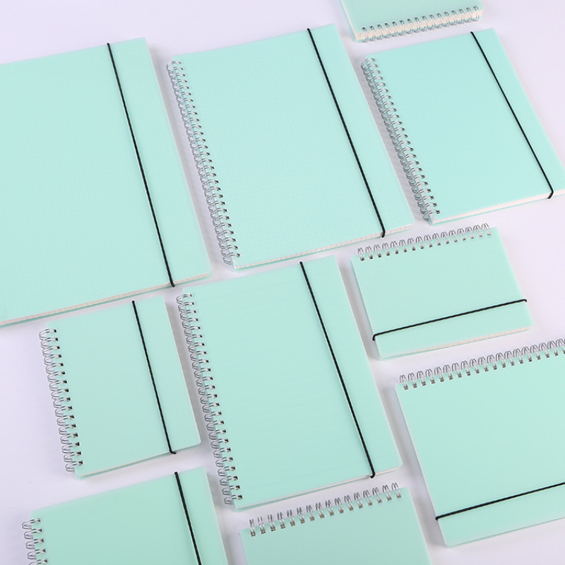 A6 A5 B5 A4 Зеленая спиральная – обзор и цена A5 Spiral Dotted Grid Notebook