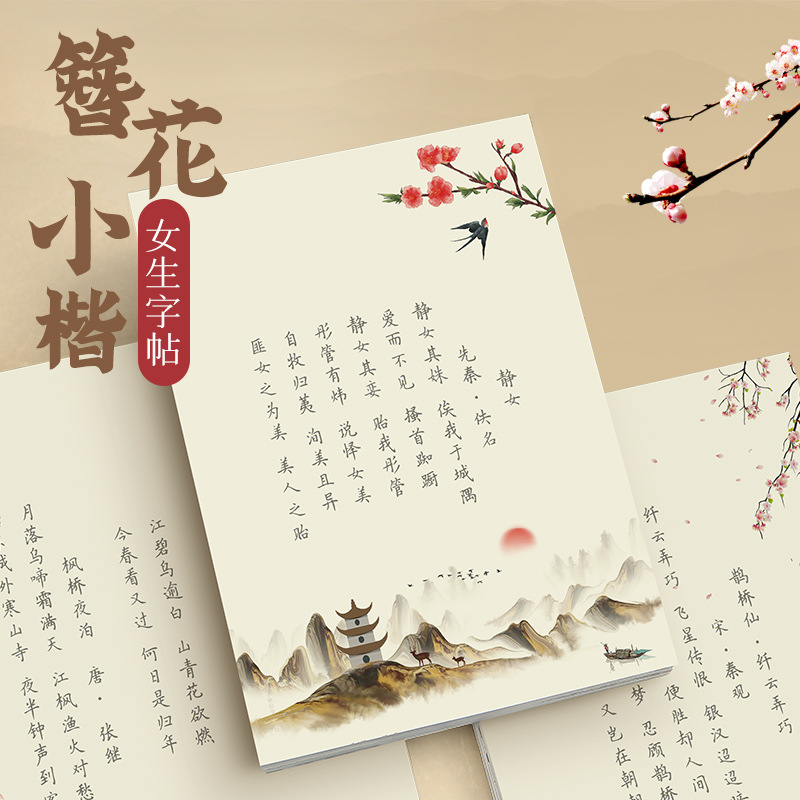Тетрадь для каллиграфии Hairpi – обзор и цена Chinese Calligraphy Practice Book