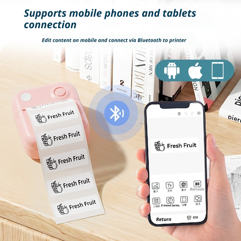 Миниатюрный карманный Bluetoot – обзор и цена Mini Pocket Thermal Printer Paper Roll