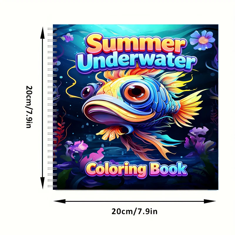 Летняя книжка-раскраска для вз – обзор и цена Adult Coloring Book Stress Relief