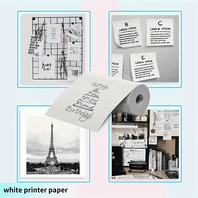 13 рулонов мини-термобумаги 57 – обзор и цена Mini Pocket Thermal Printer Paper Roll
