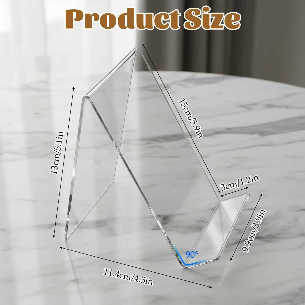 Набор из 12 акриловых подставо – обзор и цена Clear Acrylic Book Stand Holder