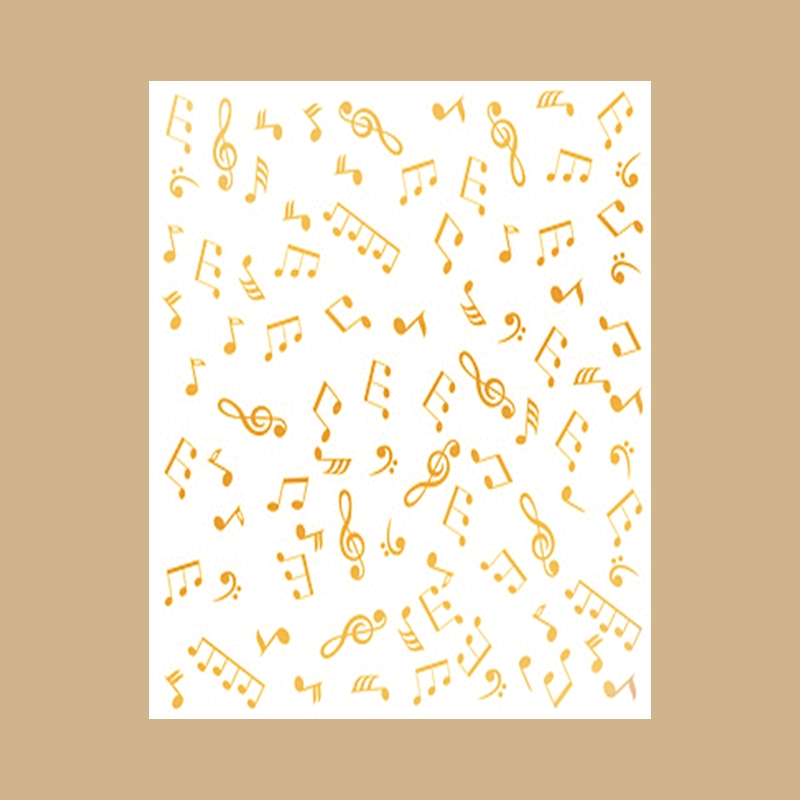 Горячая фольга, струящиеся зам – обзор и цена Blank Sheet Music Notebook