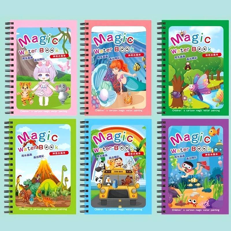 Волшебная книга для рисования  – обзор и цена Reusable Water Magic Coloring Book