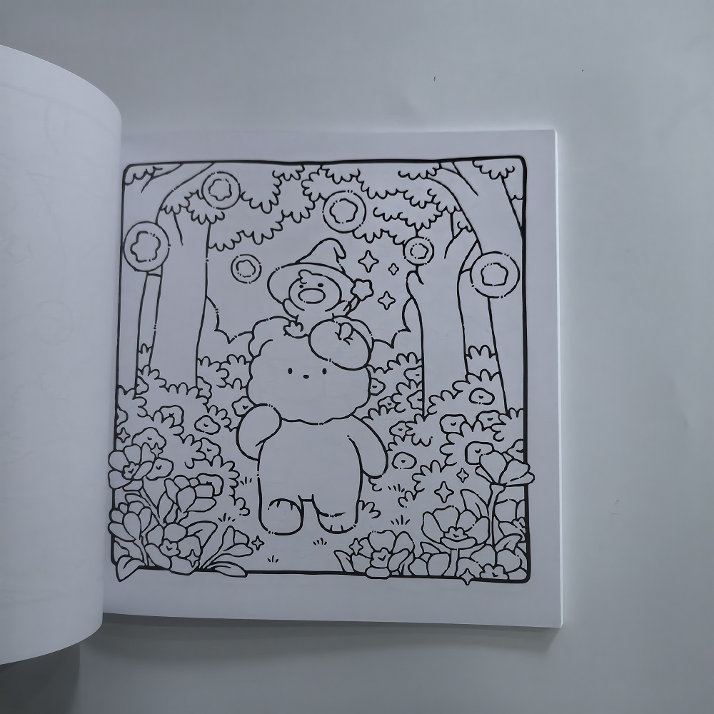 Мечтательная нечеткая милая и  – обзор и цена Adult Coloring Book Stress Relief