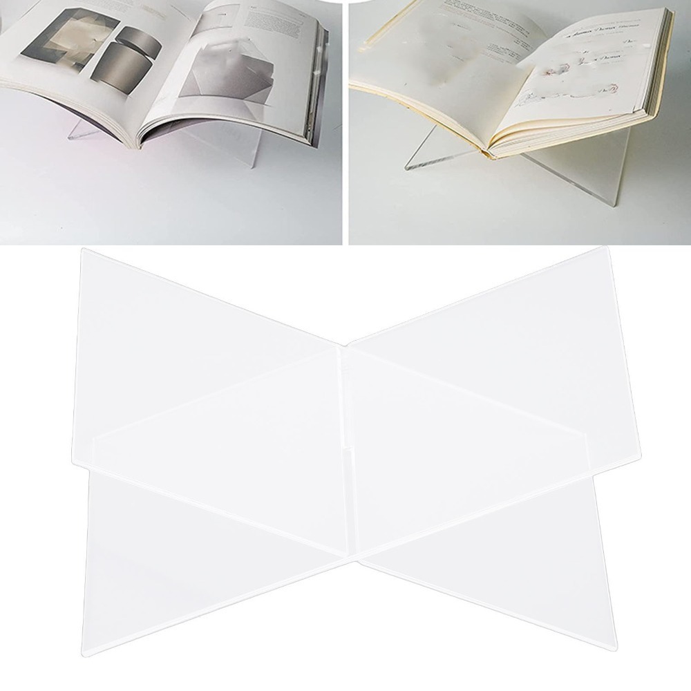 1 комплект X-образной подставк – обзор и цена Clear Acrylic Book Stand Holder
