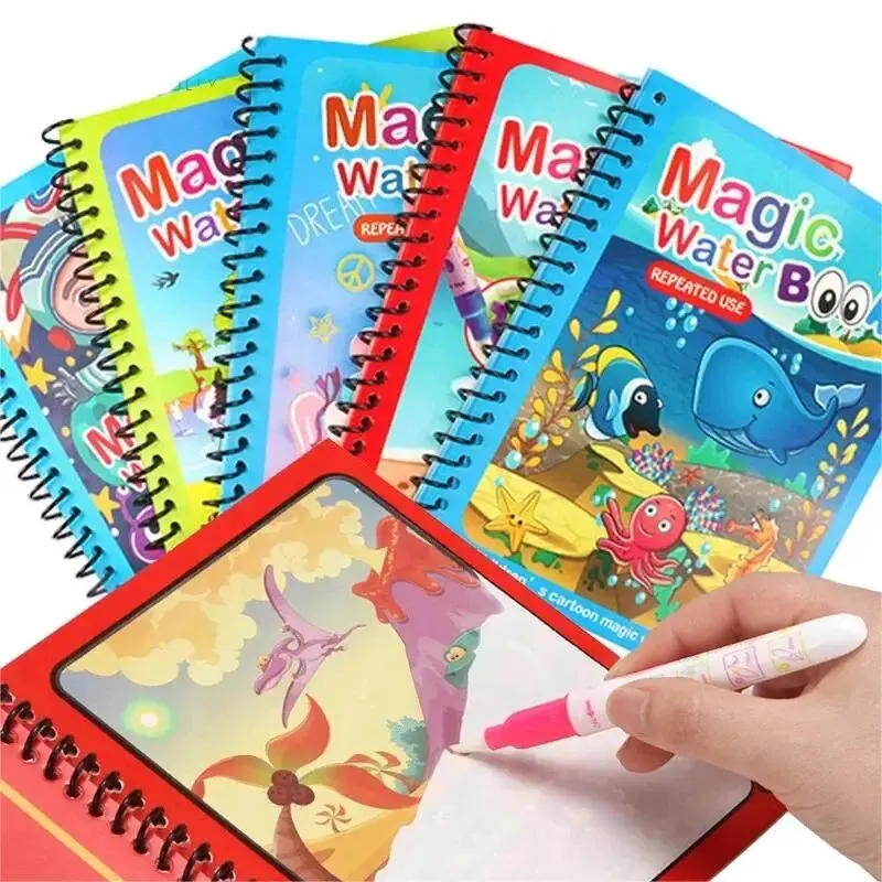 1 книга + 1 ручка, многоразова – обзор и цена Reusable Water Magic Coloring Book