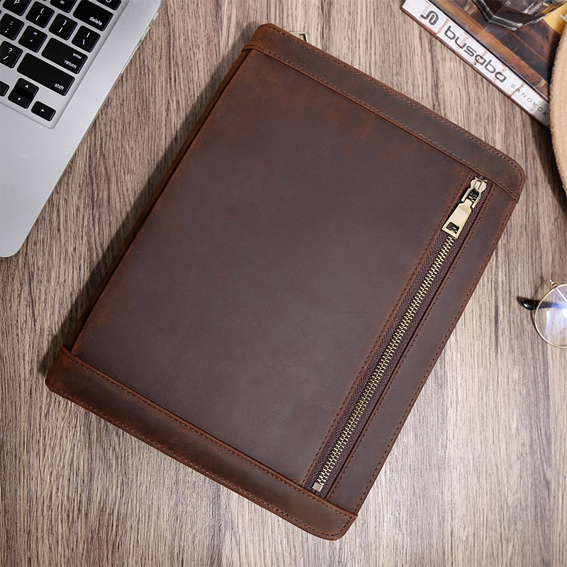 Кожаный органайзер-портфель на – обзор и цена Vintage Leather Journal Notebook