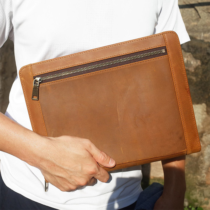 Кожаный органайзер-портфель на – обзор и цена Vintage Leather Journal Notebook