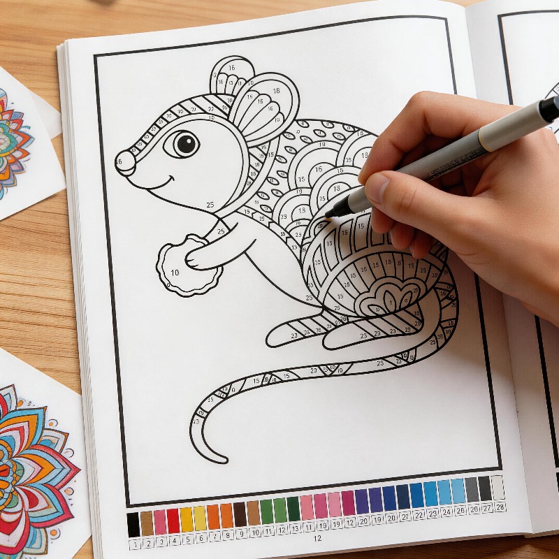 Книга-раскраска для взрослых с – обзор и цена Adult Coloring Book Stress Relief