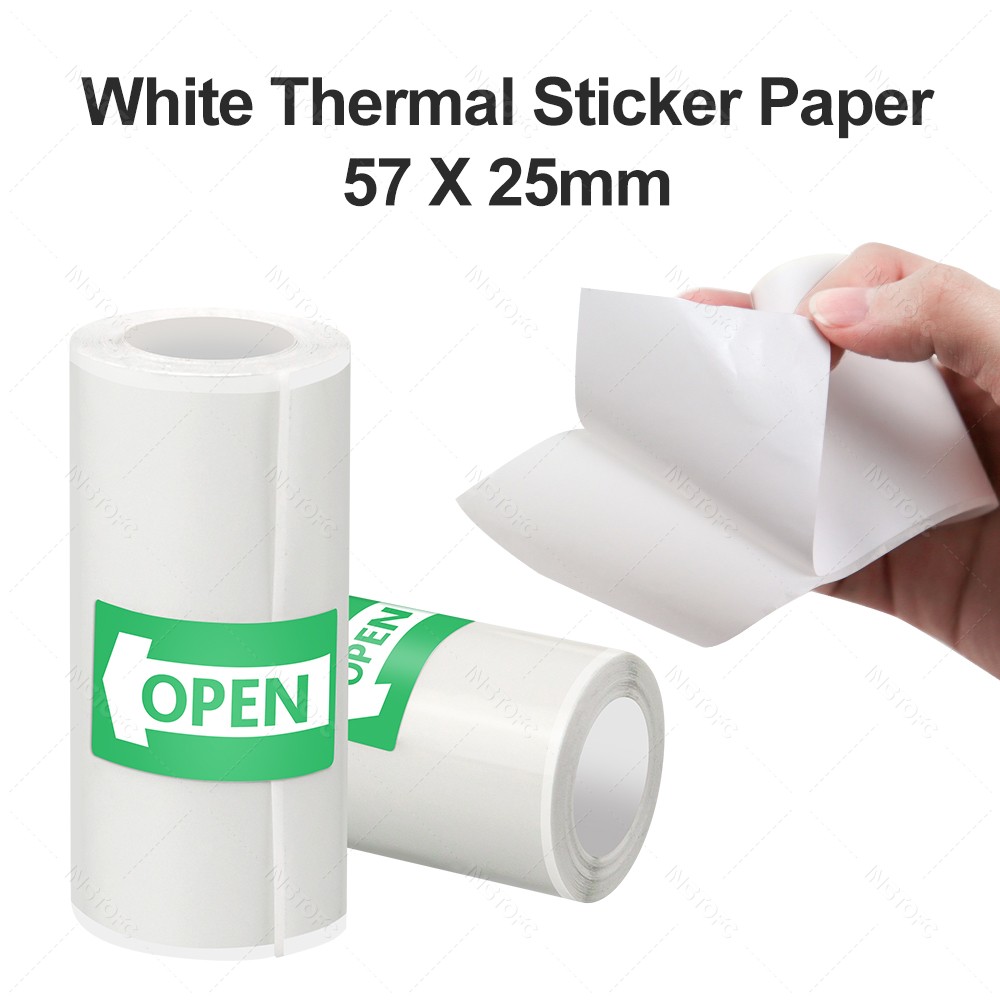 Клейкая бумага для печати, 3 ~ – обзор и цена Mini Pocket Thermal Printer Paper Roll