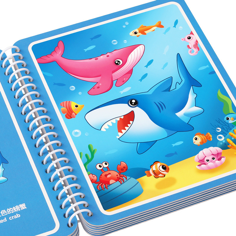 Волшебная книга для рисования  – обзор и цена Reusable Water Magic Coloring Book