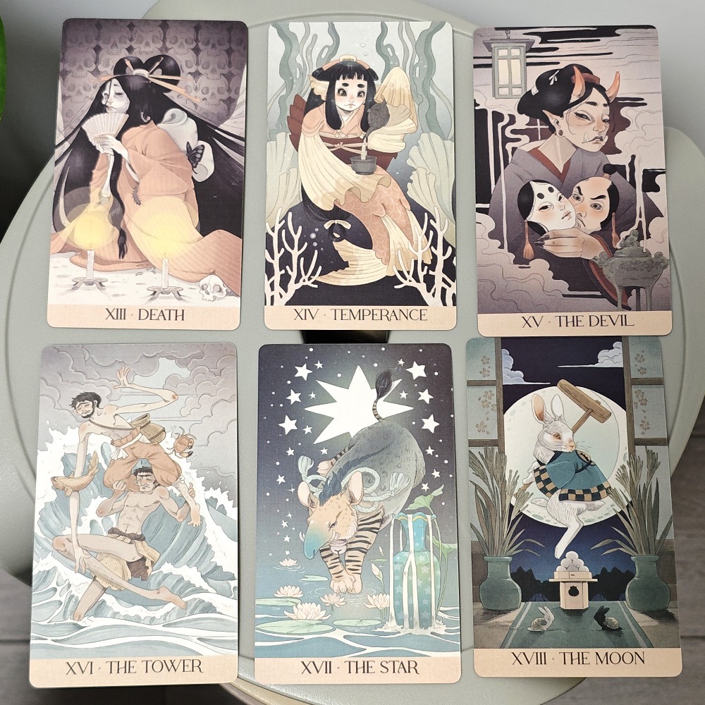 Карты Таро Йокай, 78 шт., япон – обзор и цена Tarot Deck With Guidebook