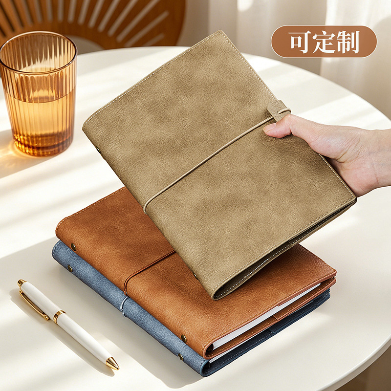 Винтажный блокнот A5 из искусс – обзор и цена Vintage Leather Journal Notebook