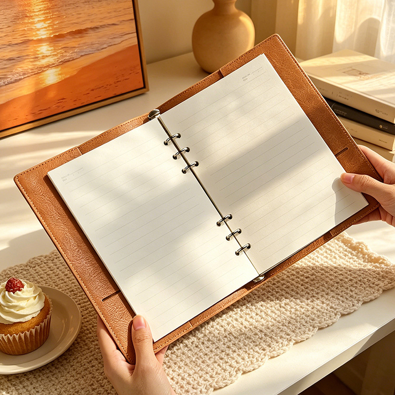 Винтажный блокнот A5 из искусс – обзор и цена Vintage Leather Journal Notebook